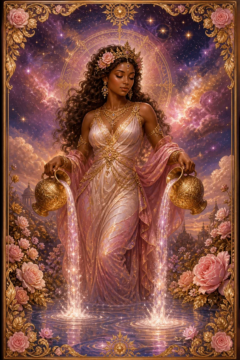 The Star tarot card from the Cards with Carla deck